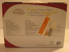 Vq0801w Vistaquest 8 Inch Lcd 128mb Sd Remote Control Digital Picture Frame #2