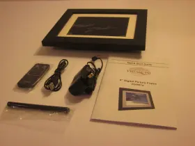 Vq0801w Vistaquest 8 Inch Lcd 128mb Sd Remote Control Digital Picture Frame #3