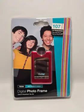 Dpf15 Vivitar 681066264454 2009 1.5 Inch Digital Photo Frame Keychain Red 107 Pictures