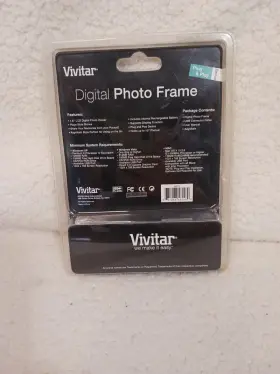 Dpf15 Vivitar 681066585580 Digital Photo Frame Red 1.5 Inch Screen Keychain Style 107 Photos #2