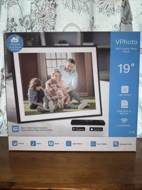 X0041gmupn Vphoto 19 Inch Digital Photo Frame With Touchscreen And Wifi Remote Control