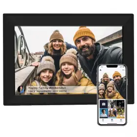Vrbgify 313028582558 10.1 Inch Black Wifi Smart Digital Picture Frame With Free Storage And 1280 X 800