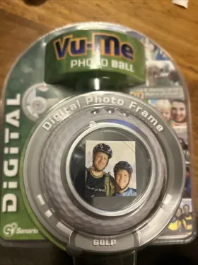 23261 Vu-me Digital Photo Frame Golf Ball Displays 70 Photos New