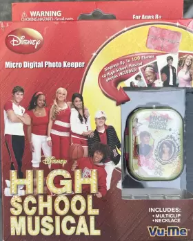 30030 Vu-me Disney High School Musical Micro Digital Photo Keeper With Clip And Necklace Nib