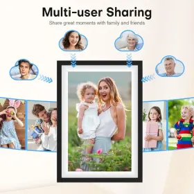 B0cgwjzbc1 Wdyqje Frameo 10.1 Inch Wifi Digital Picture Frame Ips Touch Screen Smart Cloud Photo #3