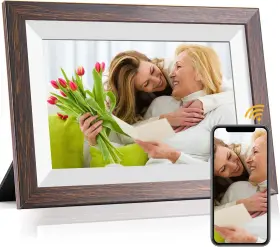P206 Weipan Frameo 10.1 Inch Display Digital Picture Frame Model Brown