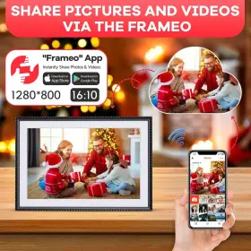 Hk-2177-02-a2c2 Xj-home Frameo 10.1 Inch Digital Photo Frame With Led Light 32gb Wifi #2