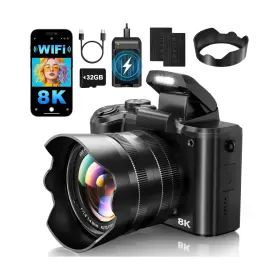 Dc226 Xnsiakxa 8k Digital Cameras For Photography Autofocus 88mp Wifi Professional 16x Digit