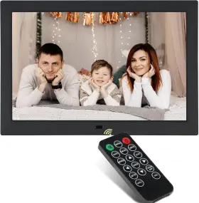 Yamemo 744110624922 Digital Picture Frame 10.1 Inch Photo With Remote Control Slidesho