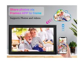 P11-pro Yemsd Wifi Digital Picture Frame 32gb Memory 15.6 Inch Large Photo #2