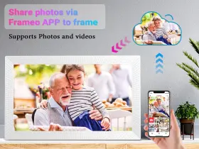 P12-pro Yemsd Digital Picture Frame 15.6 Inch Large Photo 1920x1080 Hd Ips Touch #2