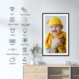 Yenock 705252421749 15.6 Inch Ssa Wifi Digital Picture Frame 2.4/5g 32gb 1920x1080 Fhd Ips #3