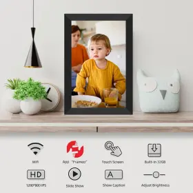 Yenock 726361855720 Frameo Digital Photo Frame Wifi 32gb 10.1 Inch 1280x800 Ips Touch Screen Digi #3