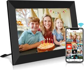 Yenock 756588780246 Frameo Digital Photo Frame Wifi 10.1 Inch Hd Ips Lcd Touch Screen 16gb Memor