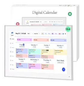 B0flxl6jtn Yenock Digital Calendar/wall Planner Touchscreen Multi-child Homes 1080p Ips 15 Inch