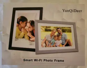 X002zl6elr Yunqideer Inch Frameo Gray Wireless High Def Smart Digital Photo Frame 10.1