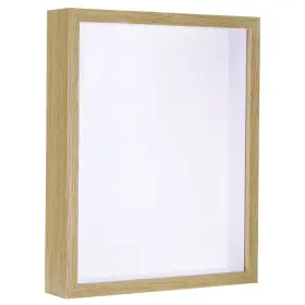 Zaplyte 745060064042 8 Inch X12 Shadow Box Frame Wood Dried Flower Photo Natural Color