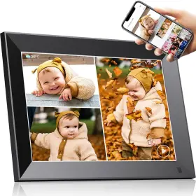 Zcyge 746497766899 Digital Photo Frame 10.1 Inch Electronic Picture Wifi With App Smart