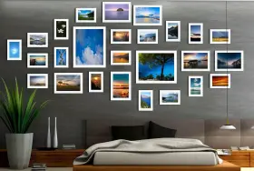 Fp-26w Zf Us 26pcs White Photo Frame Family Home Picture Album Wall Mounted #3