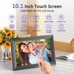 Zhaosui 445033349352 Thankvip Digital Picture Frame 10.1 Inch Wifi Photo Electronic Ips Hd Dis #2