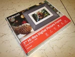 New Polaroid 7" Hi-resolution Digital Picture Frame Gray Wood Mat PDFX-750G. Fixed Price $29.99.