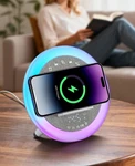 Tempospark Alarm Clocks With 15W Wireless Charger, Bluetooth Desk Digital Spe.... Fixed Price $48.79.