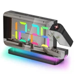 Poeroa Projection Alarm CLOCK,7.4" Led Rgb Digital 6.61*3.78*1.57 Inch, Black. Fixed Price $35.94.