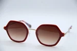 New Woow Super Loop Col 5465 Red Gold Authentic Frames Sunglasses 50-23. Fixed Price $254.15.