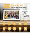 Emitever 10.1 Inch Wifi Digital Picture Frame 32GB STORAGE,1280X800 Ips Hd Touch. Fixed Price $59.50.