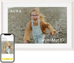 Aura Carver Clay W/ White Mat Picture Frame 10.5" X 2.1" 7.3" New Sealed. Fixed Price $109.99.