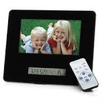 Gear Head 7" Lcd Digital Slideshow Photo Frame - Atomic Clock, Dat E,temperature. Fixed Price $74.77.
