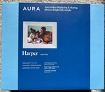 - Aura Digital Picture Frame Harper Limestone Wifi 9.7X2X7 1/2". Fixed Price $105.00.