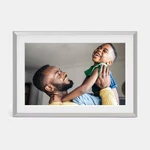 Carver Mat By Aura 10.1 In. Clay With White Digital Picture Frame Wi-fi. Fixed Price $201.59.