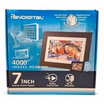 Pandigital 7" Photo 512 Mb Interchangeable Frames 4000 Images. Fixed Price $22.49.