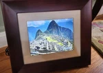 Philips Photo Frame 8" Lcd Panel Digital Brown With Remote SPF3408/G7. Fixed Price $30.00.