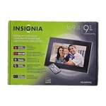 Insignia NS-DPF9G Digital Photo Frame-flash 1GB Memory 9" 800 X 480 Nib New. Fixed Price $29.99.