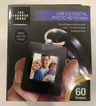 The Sharper Image Usb 2.0 Digital Black Photo Keychain Nib. Fixed Price $11.95.