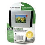 Nib Digital Frame Curtis 2.4" Photo Holds 60 Pictures Includes Hardware. Fixed Price $9.34.