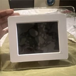 Nuvue NV-560 5.6" Lcd Digital Photo Frame White Usb Sd Mmc Wall-mountable. Fixed Price $55.00.