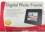 Venturer 5.6" Screen Lcd Digital Photo Frame All Black New Open Box. Fixed Price $17.99.
