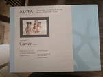 New Aura Carver Basalt Digital Picture Frame 10.5"X2.1"X7.3" Wifi. Fixed Price $129.00.