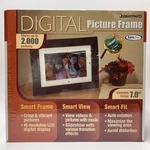 Smartparts Digital Picture Frame SPX7E Lcd Wood Remote 256MB Usb Sealed. Fixed Price $34.96.
