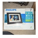 Philips SPF107C 7IN Led Digital Photo Frame 16:9 512MB Usb Wall Mount. Fixed Price $80.00.