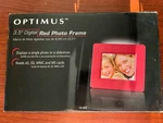 New Optimus 3.5" Digital Red Photo Frame 160-0667 Radio Shack. Fixed Price $19.98.
