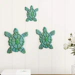 Lavish Home Sea Turtle Wall Art- Nautical 3D Metal Hanging Cor-vintage. Fixed Price $19.51.