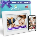 Photospring No Subscription, 10IN Wifi Frame, Us Company, Email App White. Fixed Price $155.51.