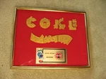 Coca-cola / Izzy Puzzle Gold Version 1996 Atlanta Olympics Pin Set Frame. Fixed Price $105.00.