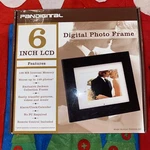 New Pandigital 6" Lcd Picture Photo Frame 128MB Remote Control Usb A/c. Fixed Price $29.99.