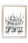 Painting Matina Landscape Venice Basilica Of San Marco Golden Frame 61 X 37. Fixed Price $24.86.
