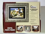 Digital Photo Frame Lcd Memories 8" High Res Desktop Wall Mount Rustic Pewter. Fixed Price $59.38.